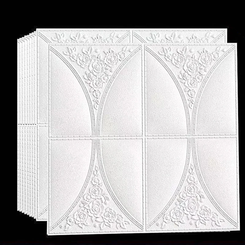 Panel de techo de pared lisa de PVC con paneles contra salpicaduras de estaño industrial Flor Clearhalo