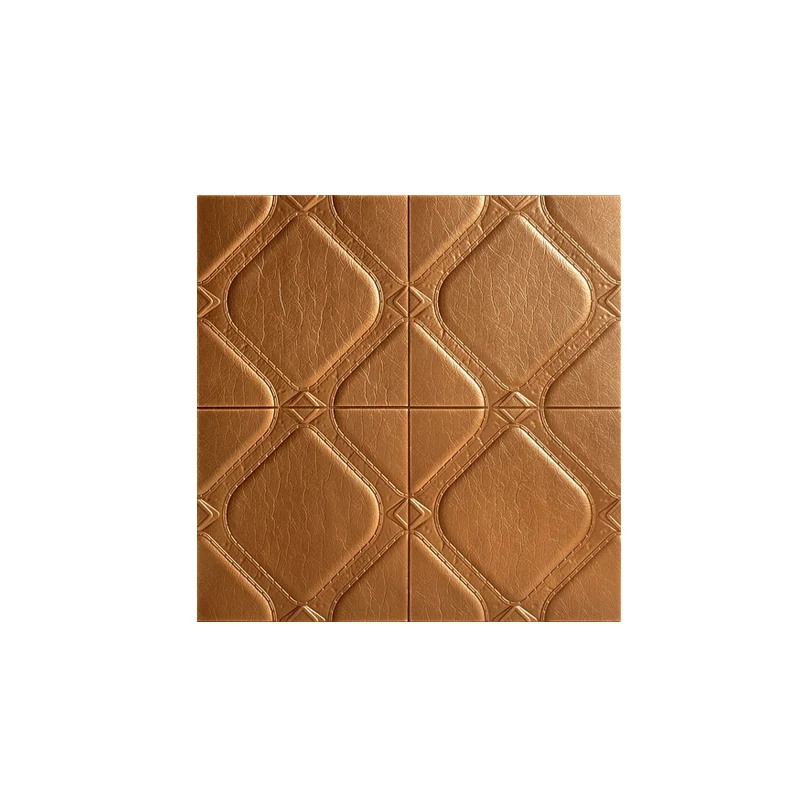 Paneles contra salpicaduras de estaño modernos, techo de pared de espuma de poliestireno liso Crema Clearhalo