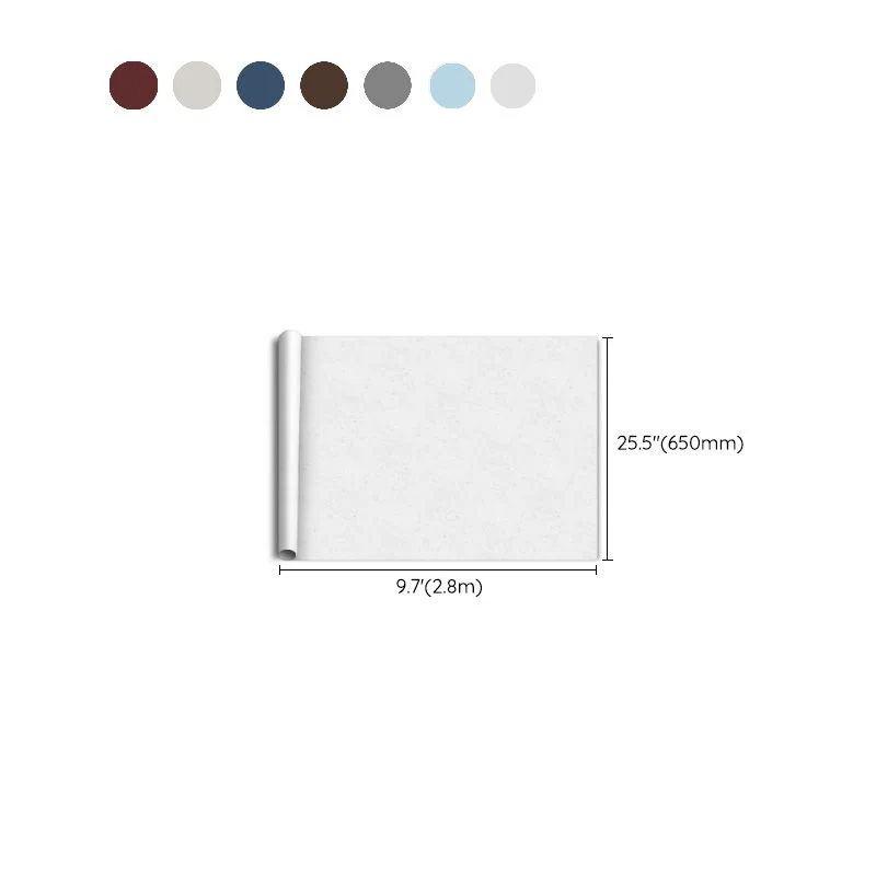 Paneles contra salpicaduras modernos, azulejo de pared de color sólido para sala de estar Azul Clearhalo