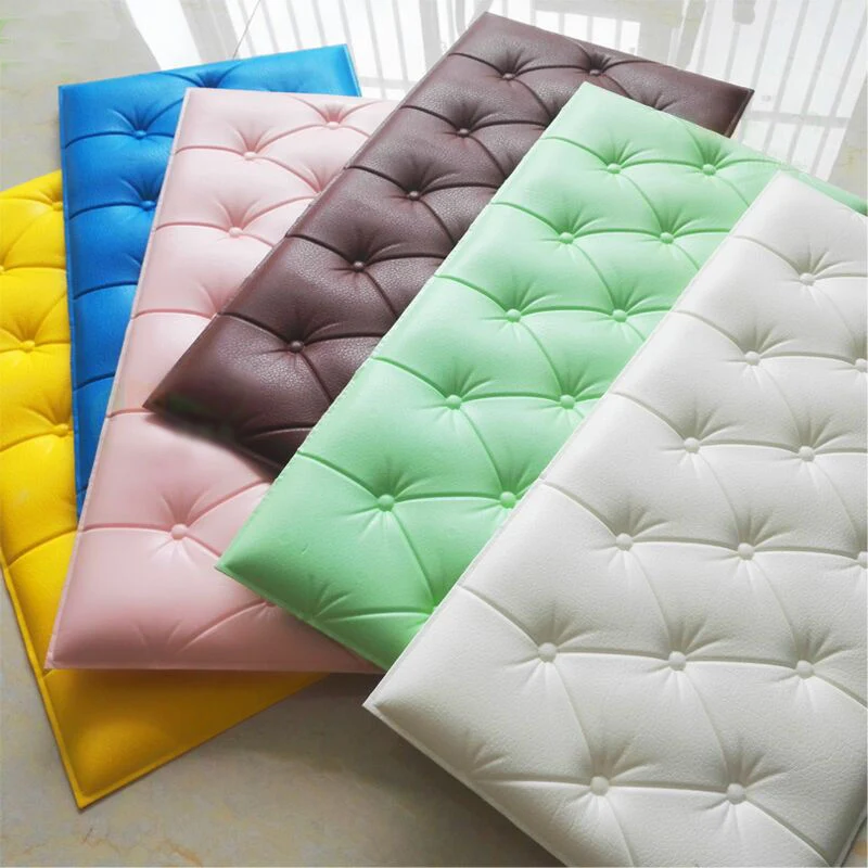 Paneles contra salpicaduras 3D Paneles de pared contemporáneos despegables y adhesivos Beis Clearhalo