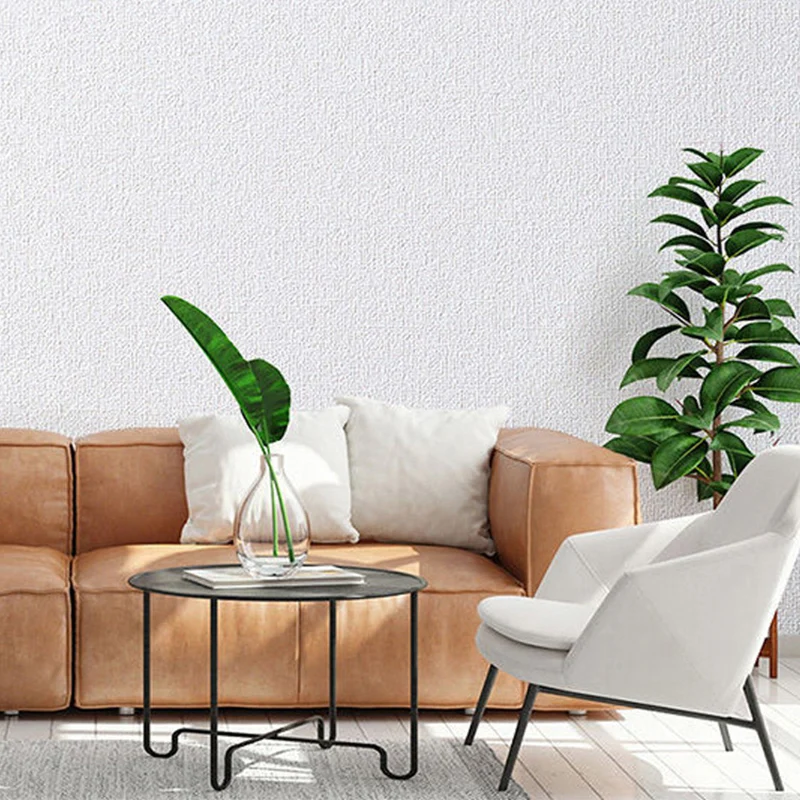 Paneles contra salpicaduras de pelar y pegar impermeables de azulejos de pared modernos para sala de estar Blanco Clearhalo