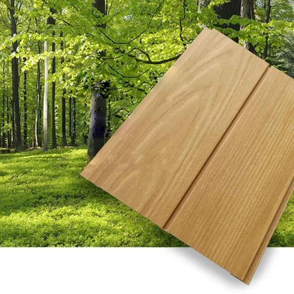Paneles de madera con textura Shiplap Paneles de pared ignífugos resistentes al agua Naturales Clearhalo