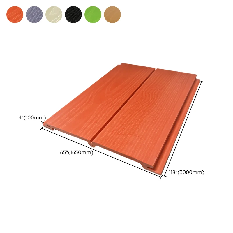 Paneles de madera con textura Shiplap Paneles de pared ignífugos resistentes al agua Naturales Clearhalo