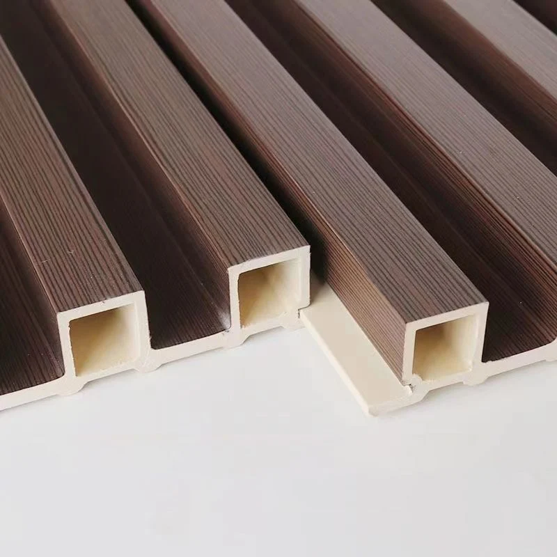 Paneles de madera modernos, tablones de madera para interiores de pared lisa, juego de 5 Blanco Clearhalo