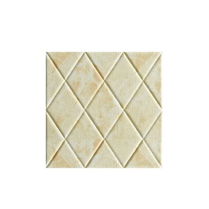 Paneles de pared contemporáneos Paneles de pared impermeables en relieve 3D Amarillo Clearhalo