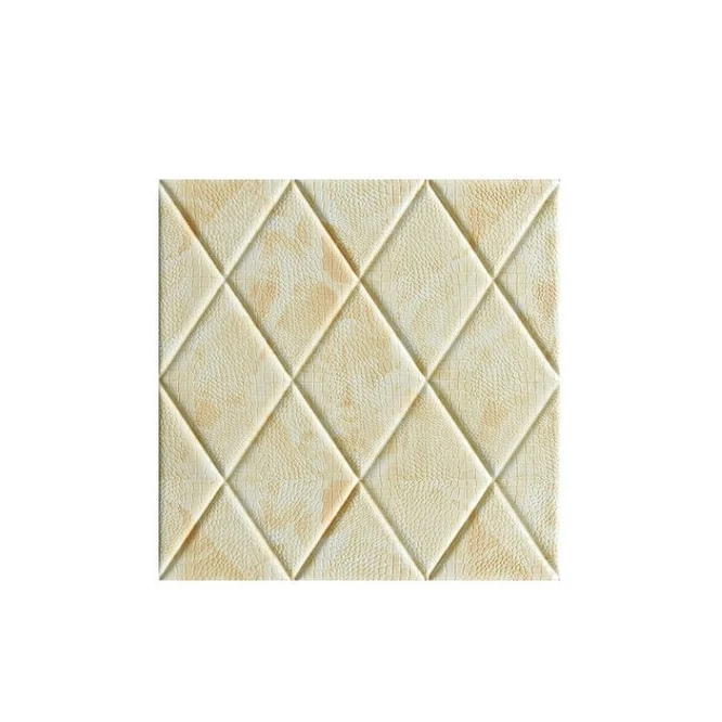 Paneles de pared contemporáneos Paneles de pared impermeables en relieve 3D Amarillo Clearhalo