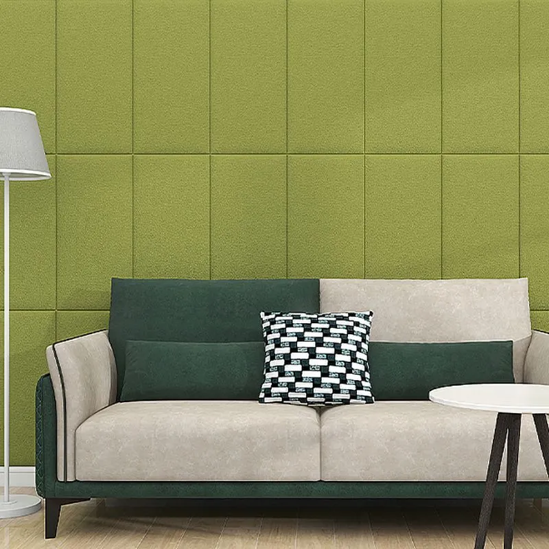Paneles de pared de estilo moderno Paneles de pared despegables y pegados con tapizados Naranja Clearhalo