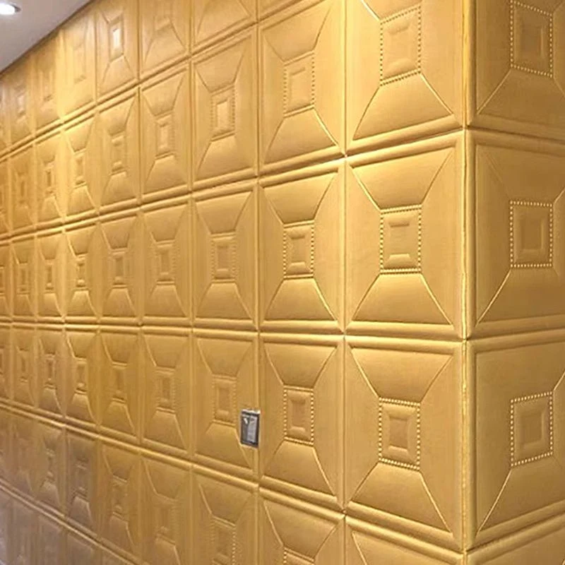Paneles de pared Glam Peel and Stick de espuma con panel en relieve 3D Rosa Clearhalo