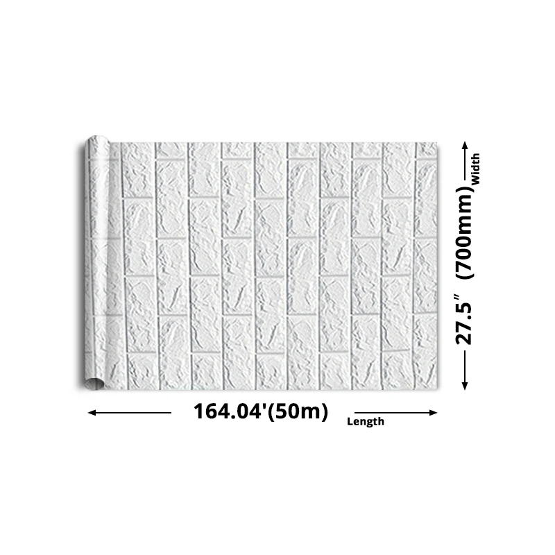 Paneles de pared impermeables con relieve 3D para techo de pared moderno, color blanco Blanco Clearhalo