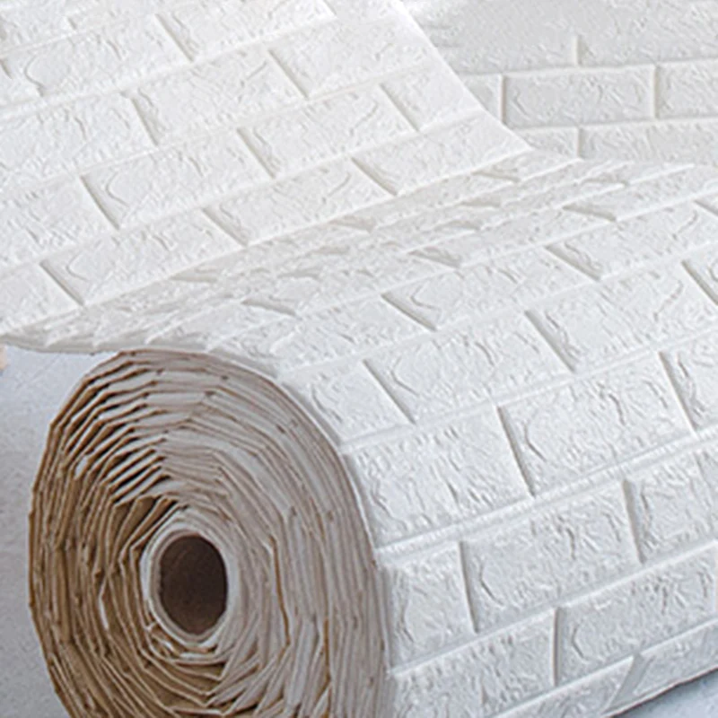 Paneles de pared impermeables con relieve 3D para techo de pared moderno, color blanco Blanco Clearhalo
