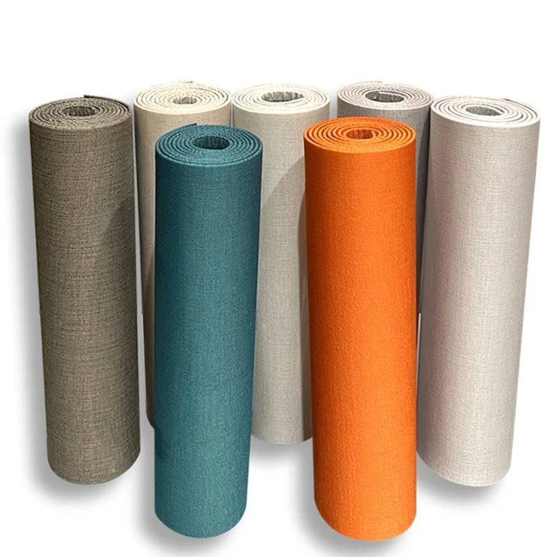 Paneles de pared insonorizados Panel de pared de salón de espuma prensada y pelada de color sólido Naranja Clearhalo