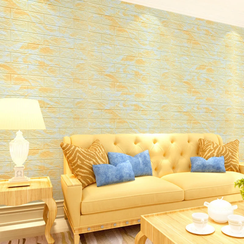 Paneles de pared interiores en relieve 3D Paneles de pared cuadrados despegables y pegados Multicolor Clearhalo