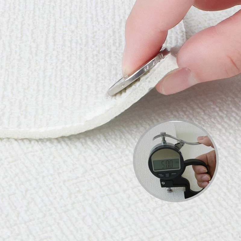 Paneles de pared modernos Panel de acceso la pared insonorizado despegar y pegar Blanco Clearhalo