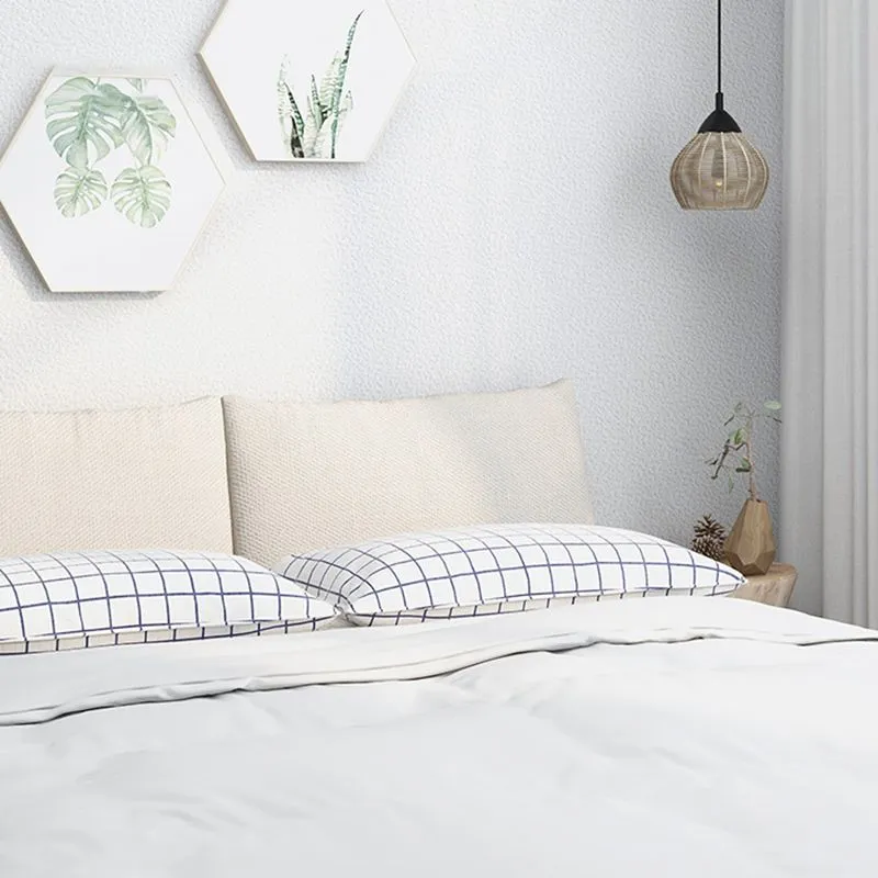 Paneles de pared modernos Paneles contra salpicaduras impermeables para pelar y pegar Azul Clearhalo