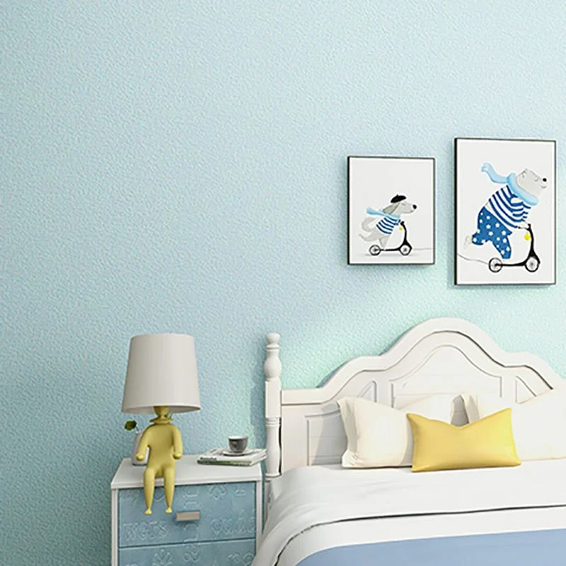 Paneles de pared modernos Paneles contra salpicaduras impermeables para pelar y pegar Azul Clearhalo