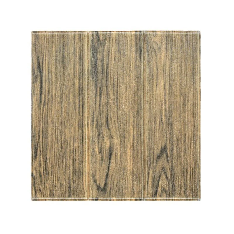 Paneles de pared modernos Paneles de pared con diseño de efecto madera despegable y pegado Blanco Clearhalo