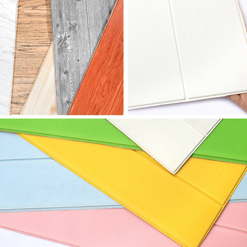 Paneles de pared modernos Paneles de pared con diseño de efecto madera despegable y pegado Blanco Clearhalo