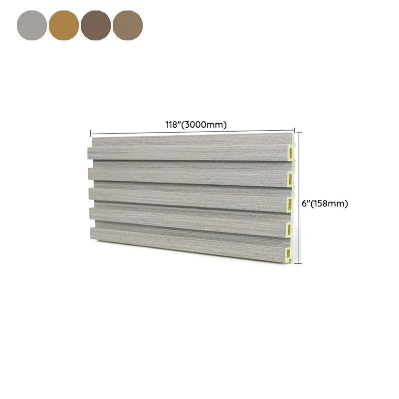 Paneles de pared modernos para salón, baño, madera, juego de 10 Blanco Clearhalo