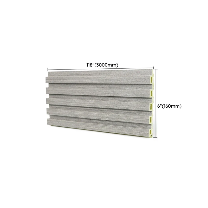 Paneles de pared modernos para salón, baño, madera, juego de 10 Blanco Clearhalo