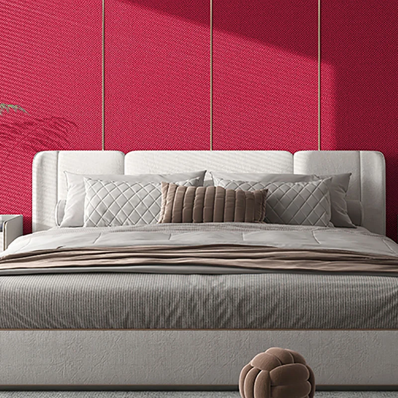 Paneles de pared modernos, techo de pared liso y pegado para sala de estar Borgona Clearhalo