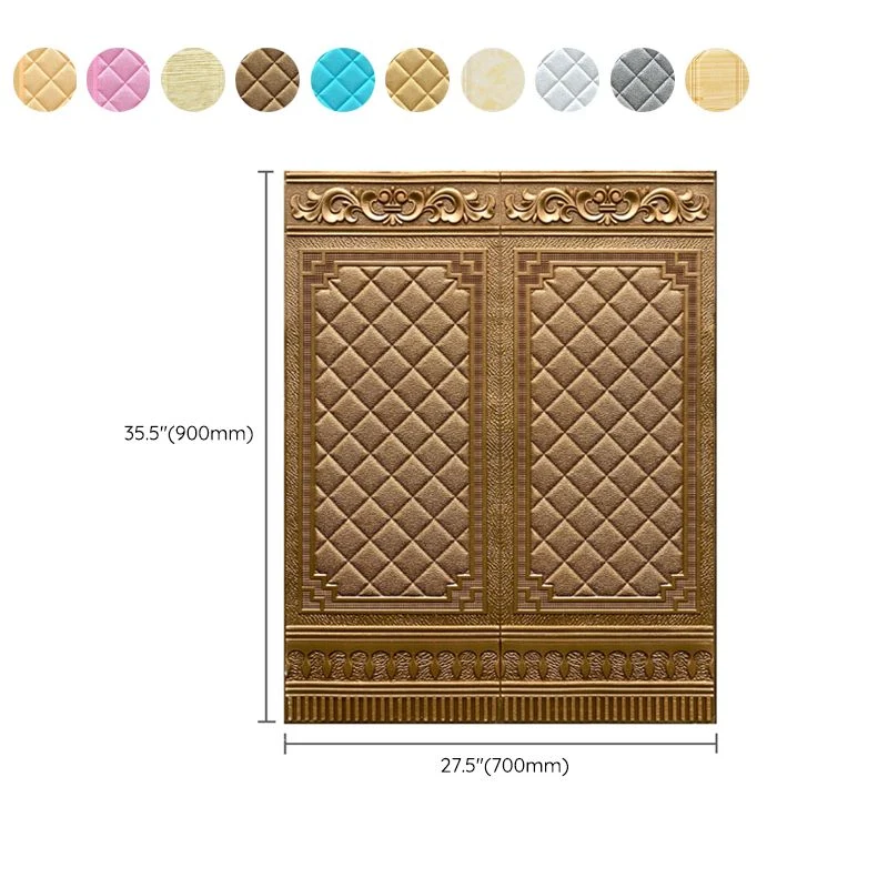 Paneles de pared para dormitorio y sala de estar, ladrillo 3D, juego de 10 Naturales Clearhalo