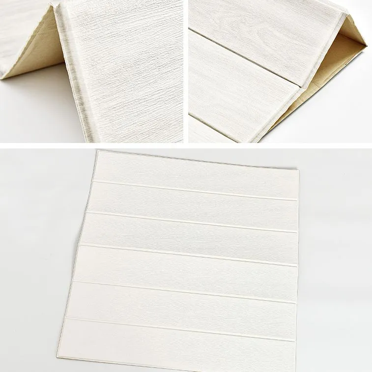 Paneles de pared de plástico Paneles de pared 3D impermeables contemporáneos Rosa Clearhalo