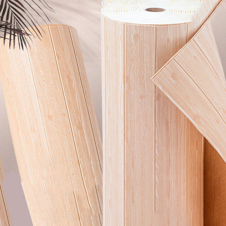 Paneles de pared de salón y dormitorio de grano de madera con tablones de pared de granja Azul Clearhalo