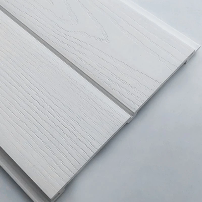 Paneles sólidos, impermeables, estilo moderno, panel de pared traslapado de madera para sala de estar (paquete de 100) Bla...