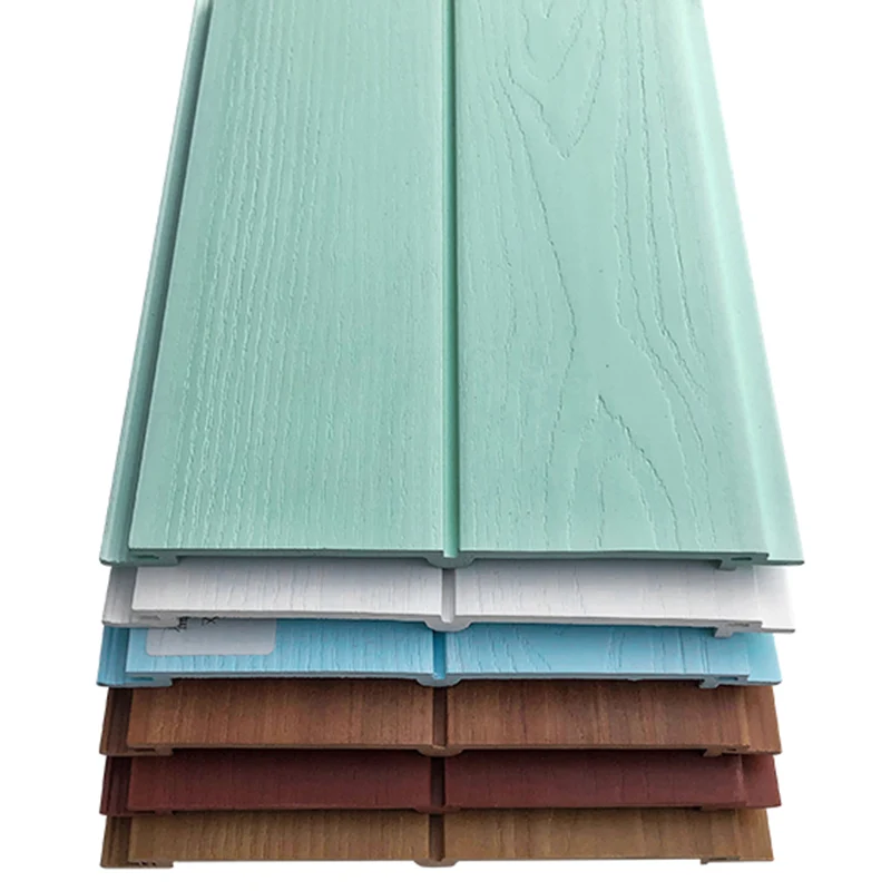 Paneles sólidos, impermeables, estilo moderno, panel de pared traslapado de madera para sala de estar (paquete de 100) Bla...