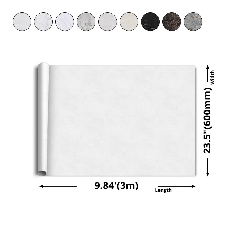 Papel pintado moderno contra salpicaduras, azulejo de pared liso para cocina Gris Clearhalo