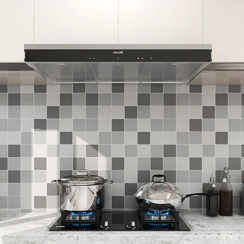 Papel pintado moderno contra salpicaduras, azulejos suaves para salpicaduras de cocina Blanco Clearhalo