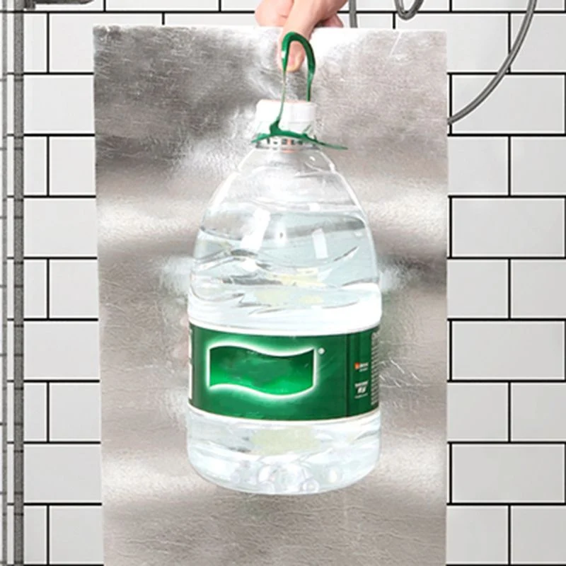 Papel pintado moderno para salpicaduras de cocina, azulejos impresos para salpicaduras de pelar y pegar Blanco Clearhalo