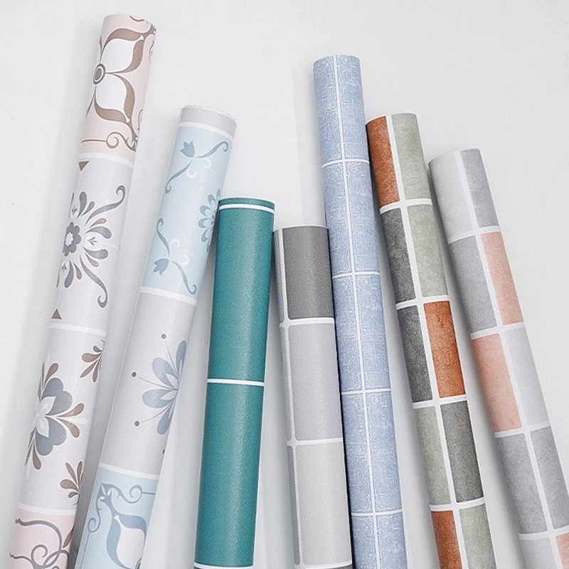 Papel pintado para salpicaduras de azulejos de mosaico modernos, suave, despegable y adhesivo para cocina Verde Clearhalo