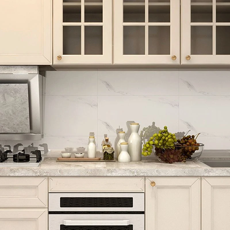 Papel pintado para salpicaduras de cocina moderna, azulejo de campo para despegar y pegar Negro Clearhalo