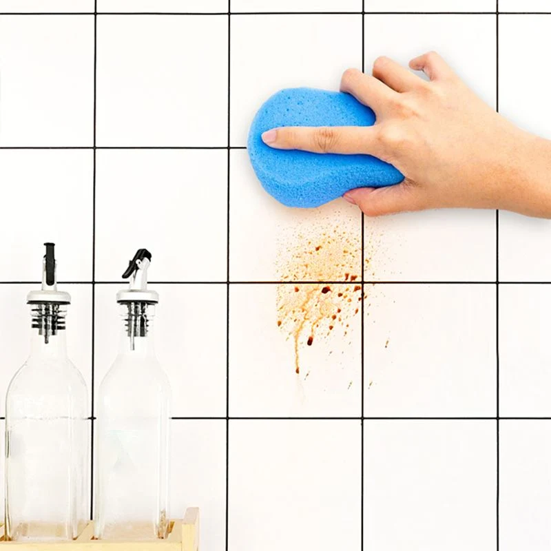 Papel pintado para salpicaduras de cocina moderno, azulejo para salpicaduras de pelar y pegar Gris Clearhalo