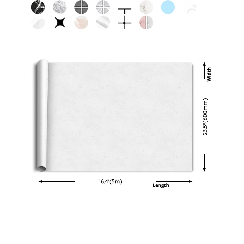 Papel pintado Película protectora de pared Impermeable prueba de humedad Cocina y baño prueba de aceite Negro Clearhalo