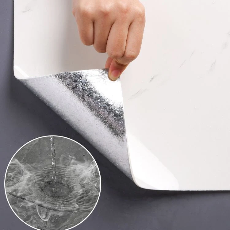 Papel pintado rectangular moderno del PVC del azulejo del campo de Peel & Stick para el protector contra salpicaduras de l...