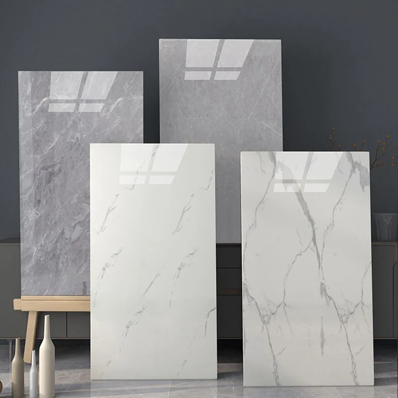 Papel tapiz rectangular de PVC, azulejo moderno para pared contra salpicaduras, despegable y pegado Amarillo Clearhalo