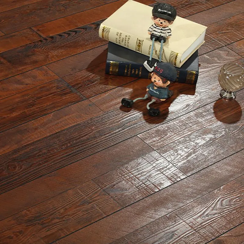 Piso de baldosas de madera, piso de madera de ingenierí resistente al rayado, impermeable y de madera Clearhalo