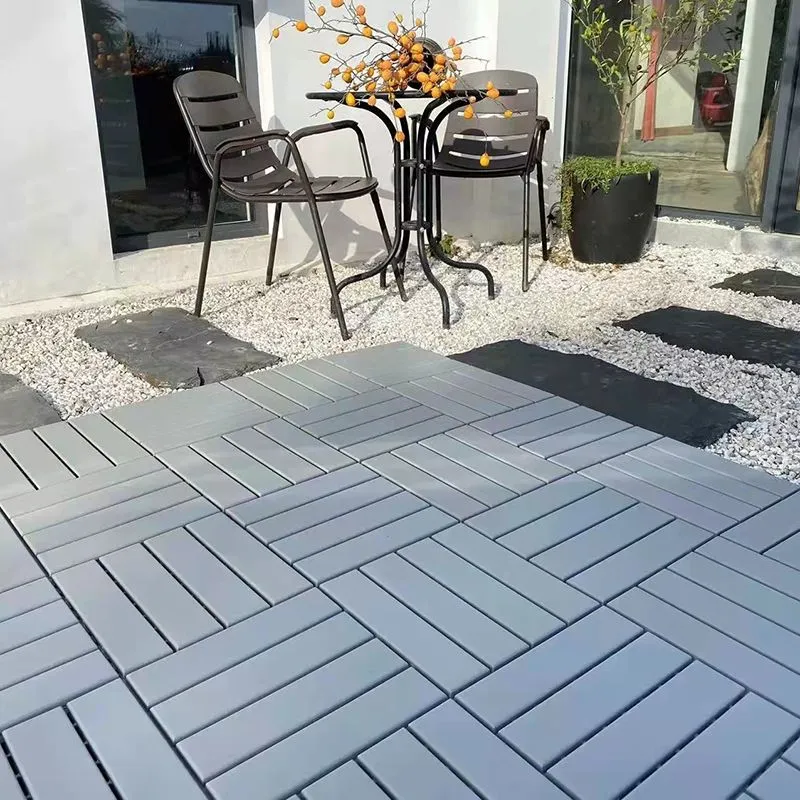 Piso laminado al aire libre Piso laminado compuesto de madera resistente los arañazos Clearhalo