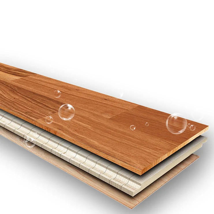 Piso laminado Classics Tan laminado de 15 mm de espesor resistente al agua con cierre de clic Clearhalo