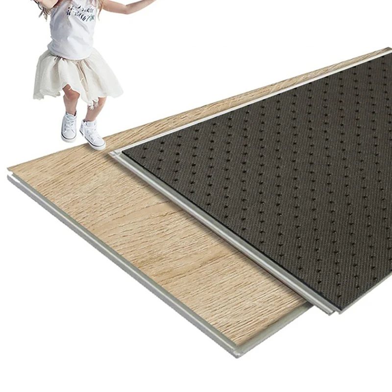 Piso laminado interior Piso laminado veteado resistente los arañazos resistente al agua Clearhalo