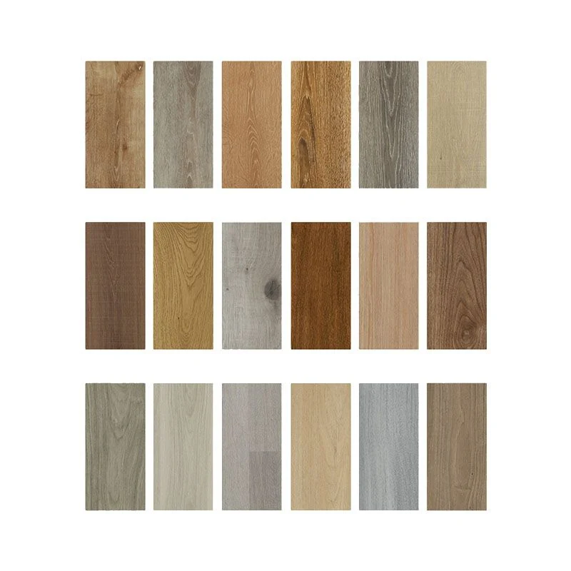 Piso laminado interior resistente los arañazos con textura rectangular con cerradura de clic de madera de pino laminado Cl...