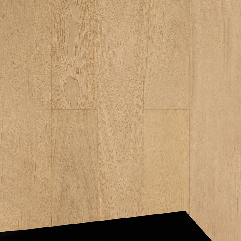 Piso laminado de madera de Brown Resistencia al rayado Piso del tablón laminado Beis Clearhalo