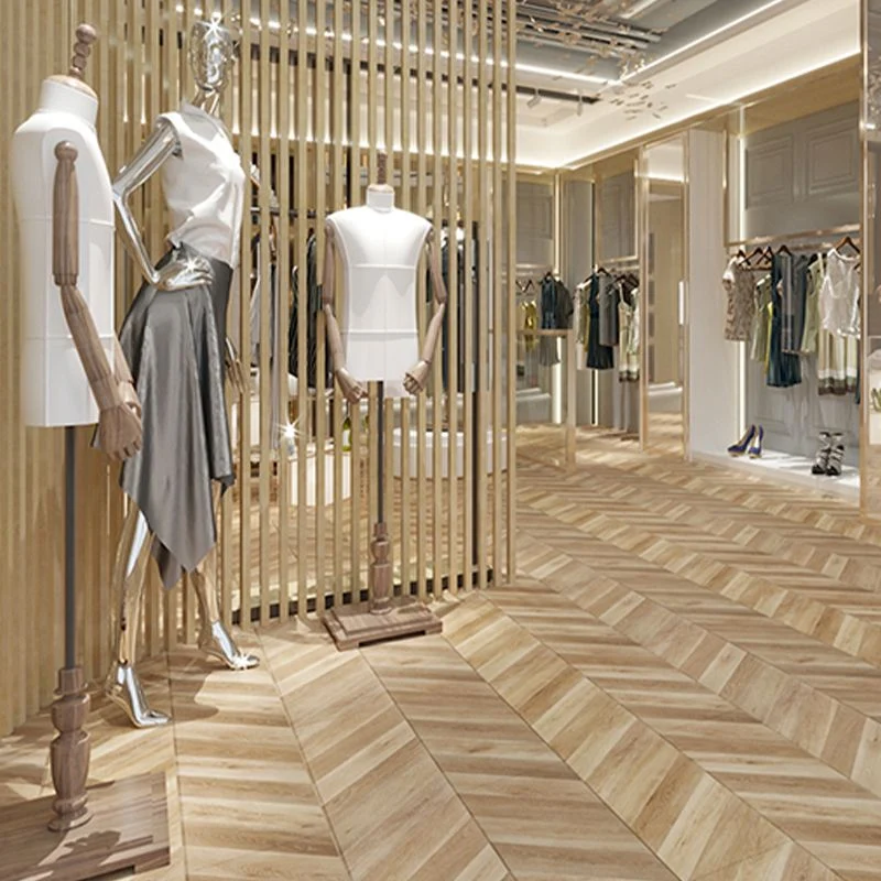 Piso laminado de madera interior impermeable moderno de la sala de estar del piso laminado Caqui Clearhalo