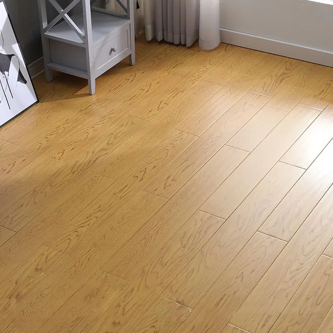 Piso laminado de madera maciza moderno Piso laminado de color claro Clearhalo