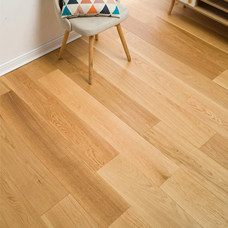 Piso laminado Madera Medio Impermeable Sala de estar Piso laminado interior Beige Clearhalo