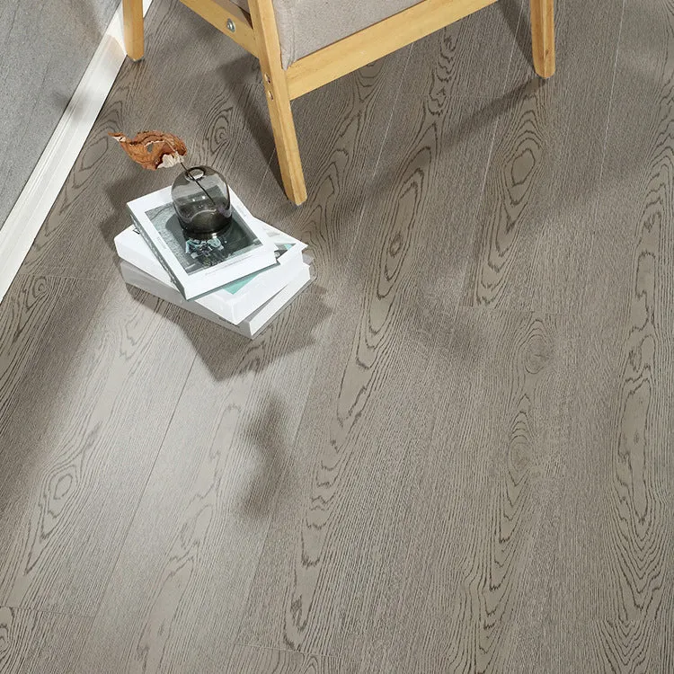 Piso laminado de madera moderno Piso laminado texturizado de roble natural Clearhalo