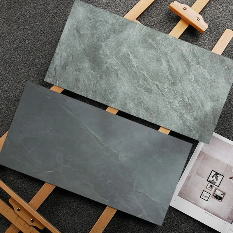 Piso laminado moderno, pintura de mármol rectangular, clic en piso laminado interior de madera Clearhalo