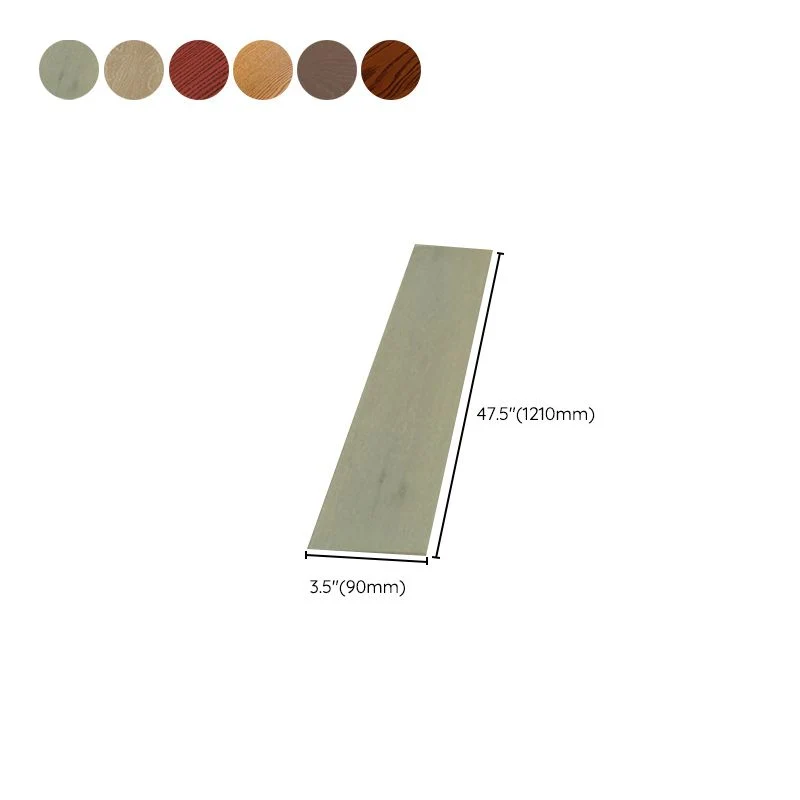 Piso laminado moderno Sala de estar interior de madera Pisos de tablones laminados Caqui Clearhalo